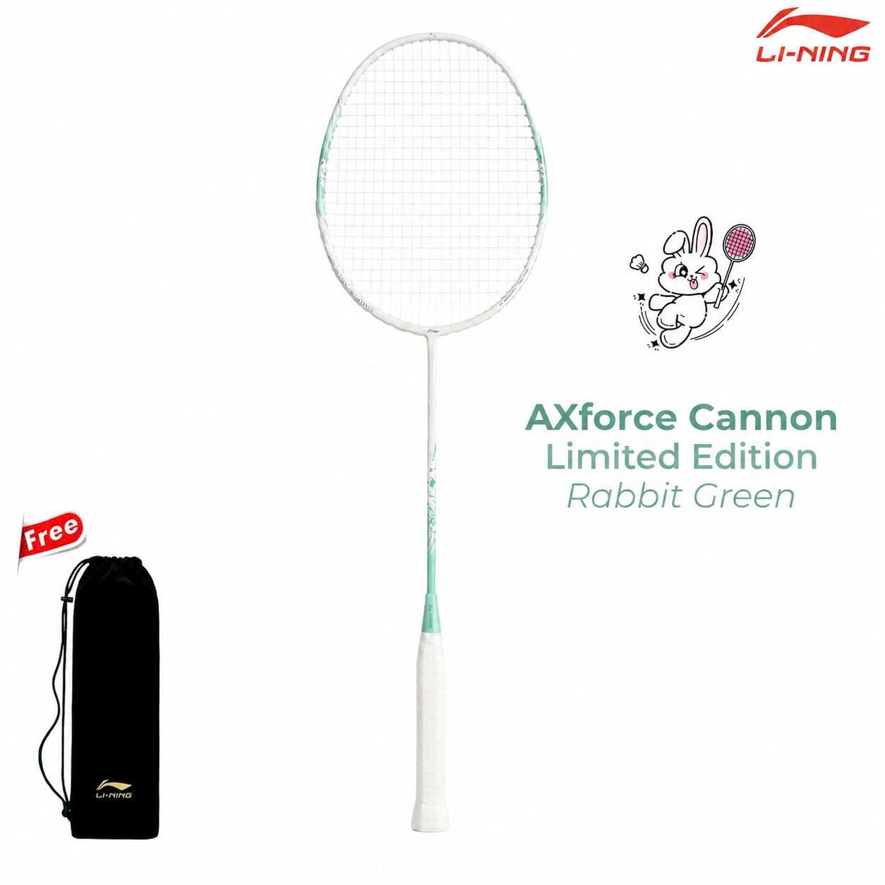Vợt cầu lông Li-Ning Axforce Cannon White Unisex