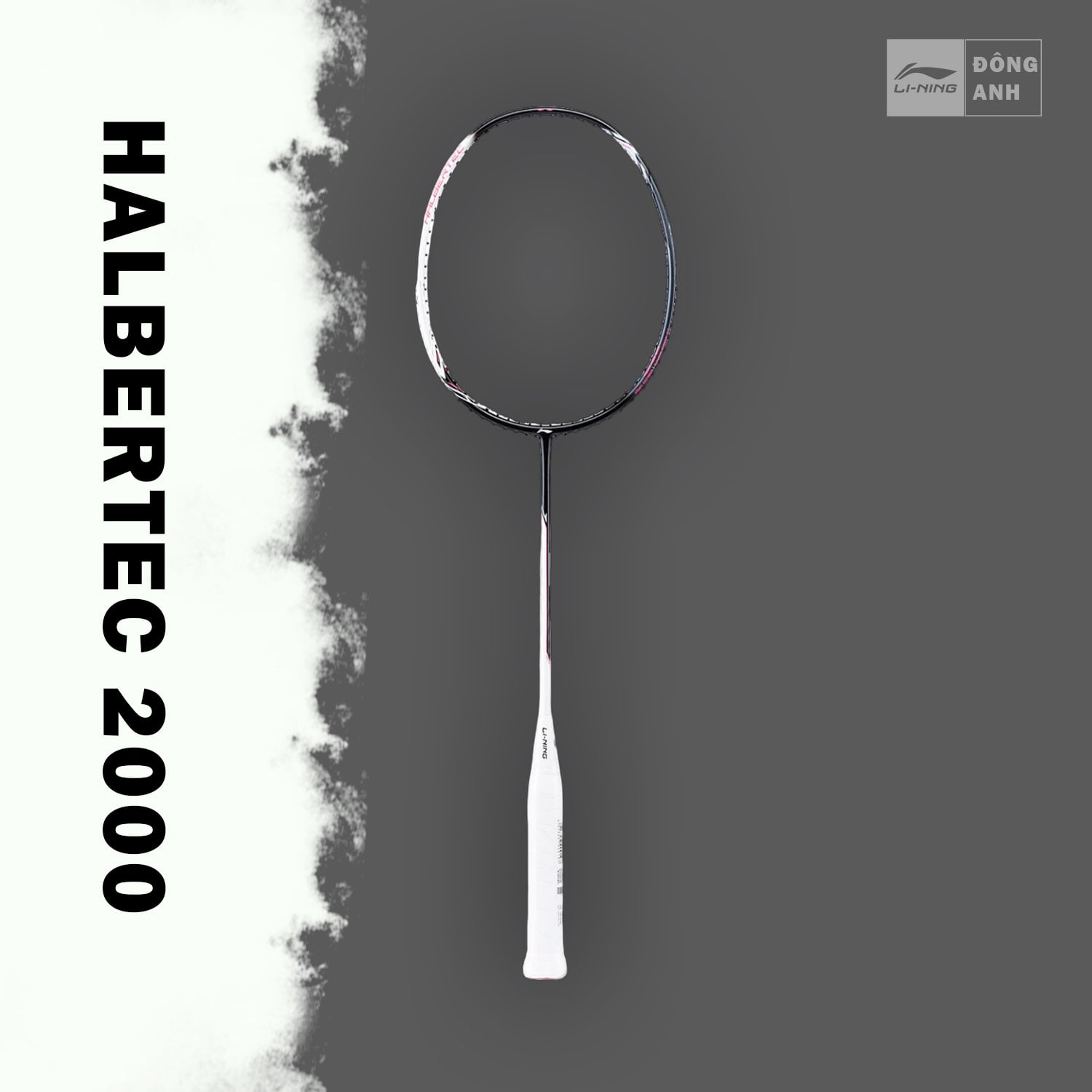 Khung vợt cầu lông Halbertec 2000 - 4U White Gray