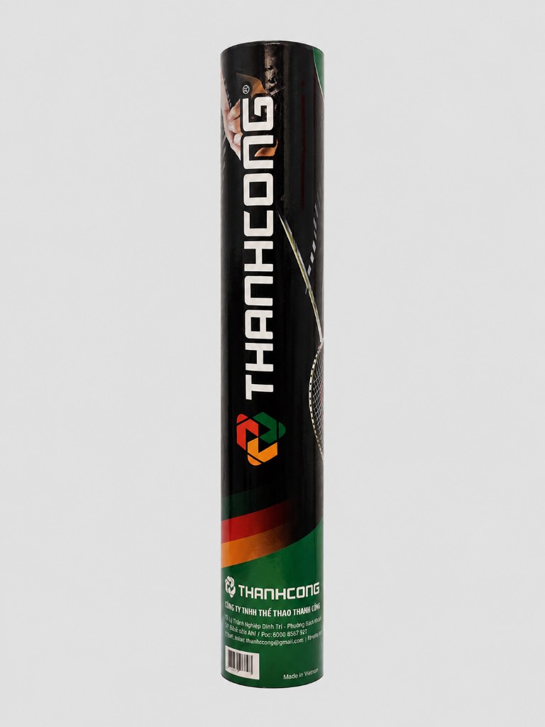 Tube quả cầu lông Thành Công 77 — thiết kế xanh đen