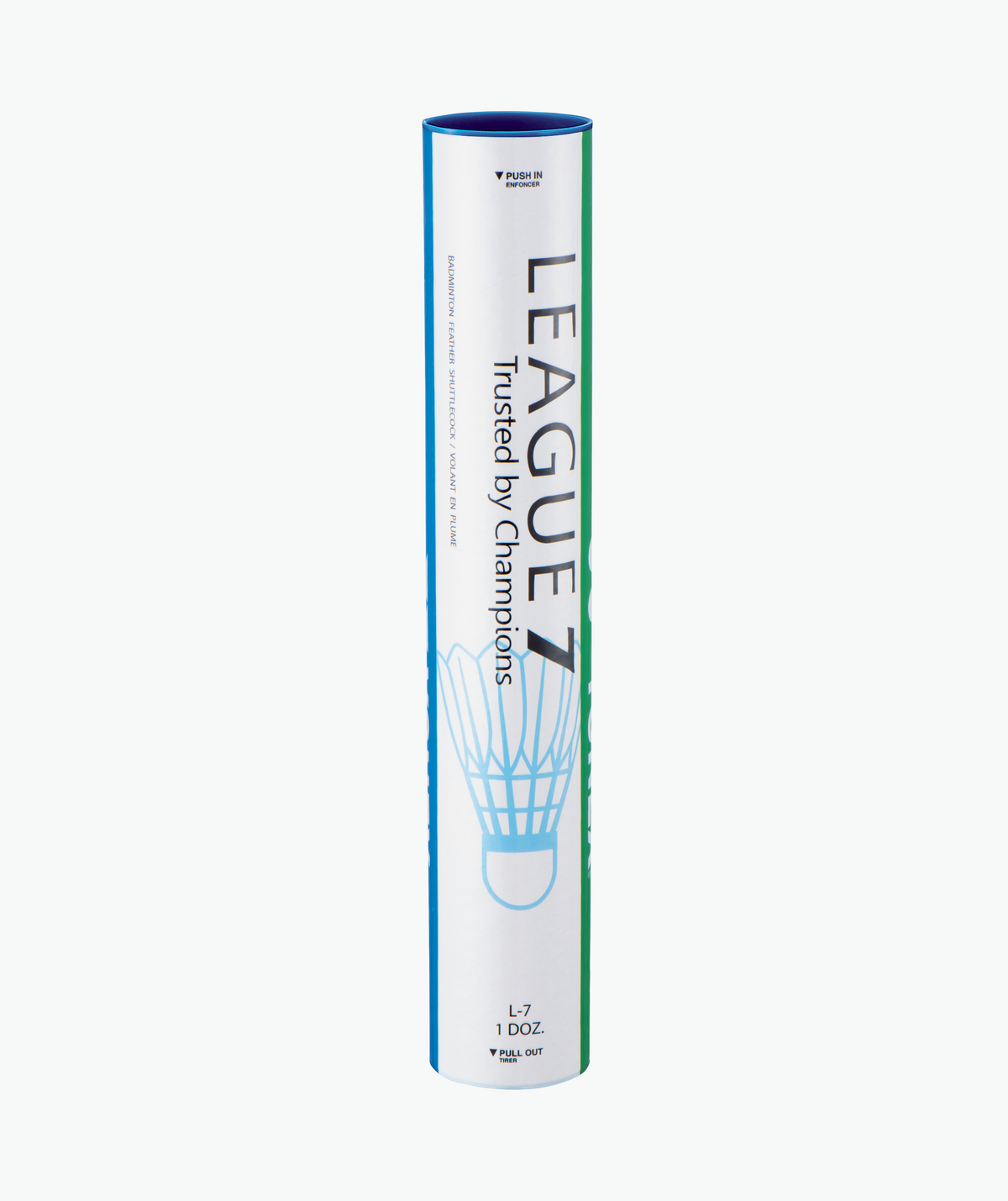 Quả cầu lông Yonex League 7 — tube trắng xanh
